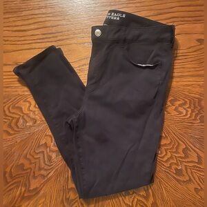 American Eagle Outfitters Black Super Stretch High Rise Jegging Size 16 Reg